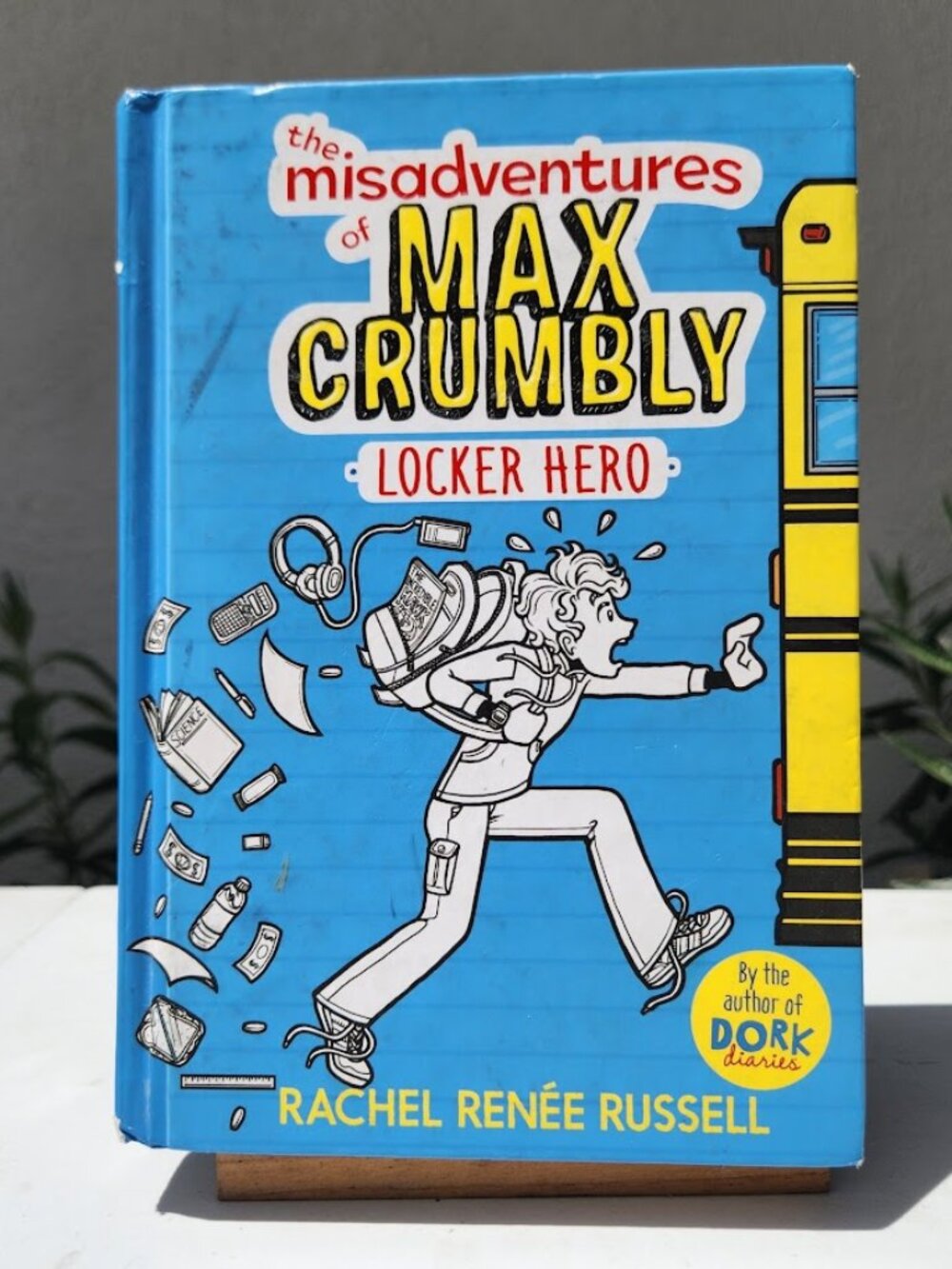 The Misadventures of Max Crumbly 1 Locker Hero Hardcover Book Comicbook Novel Li